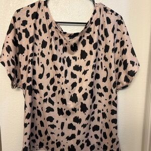 Leopard Print Women's Top